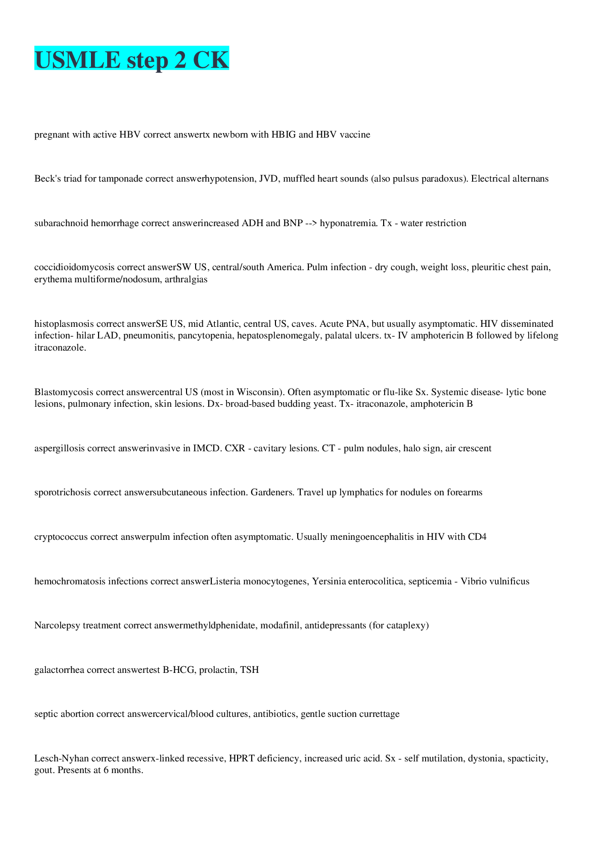 Preview image of USMLE step 2 CK exam 2022/2023 document